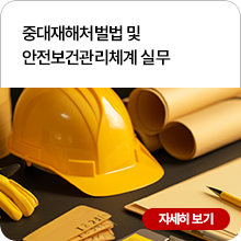 중대재해처벌법 및 안전보건관리체계 실무