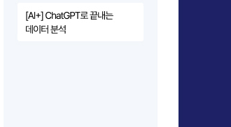 [AI+] ChatGPT로 끝내는 데이터 분석