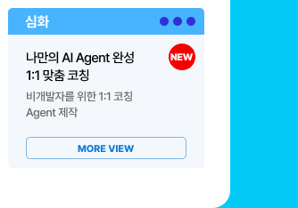 [AI+] 비개발자를 위한 나만의 AI Agent 완성: 1:1 맞춤형 실전 코칭