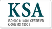 ISO 9001/14001,K-OHSMS 18001 인증마크