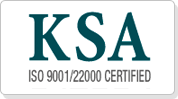ISO 9001/22000 인증마크